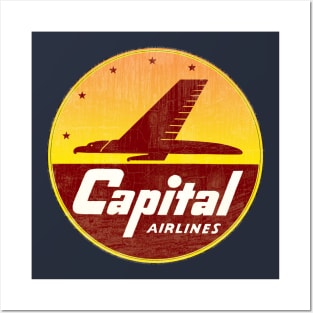 Capital Airlines Posters and Art